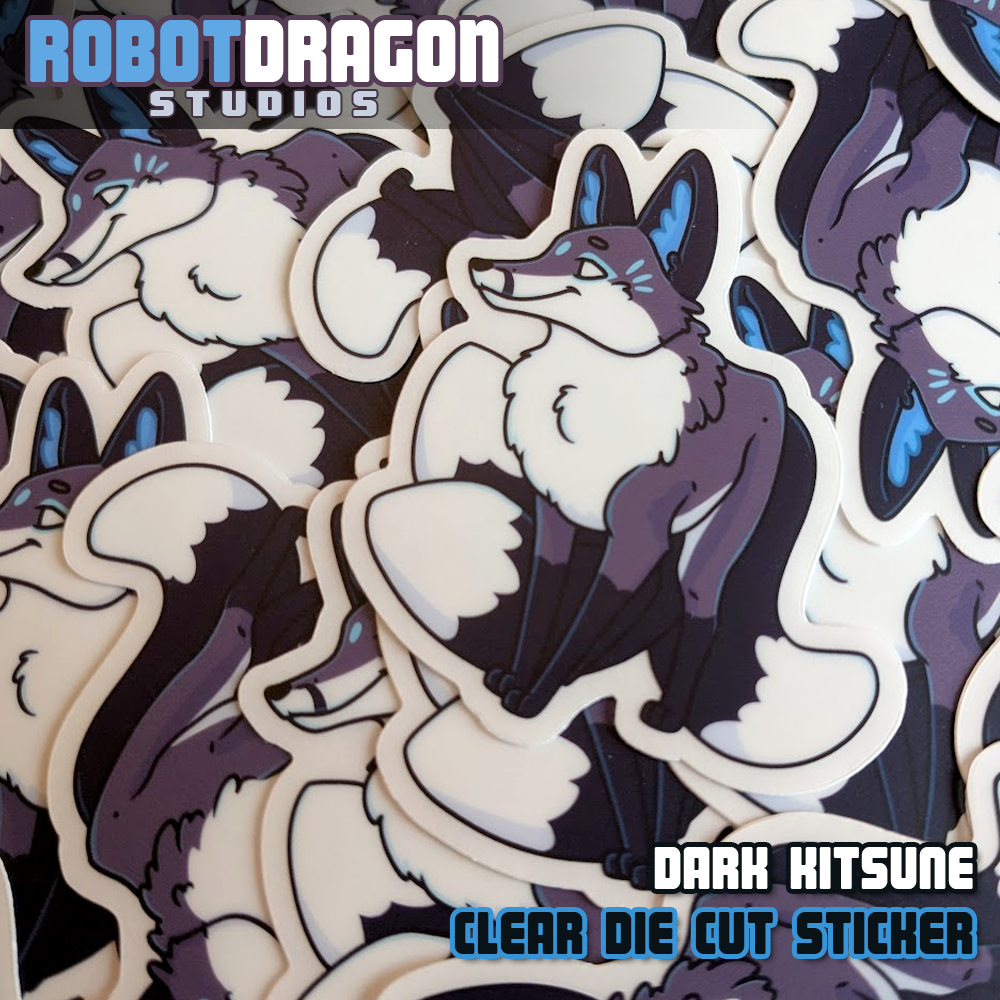 Dark Kitsune Sticker