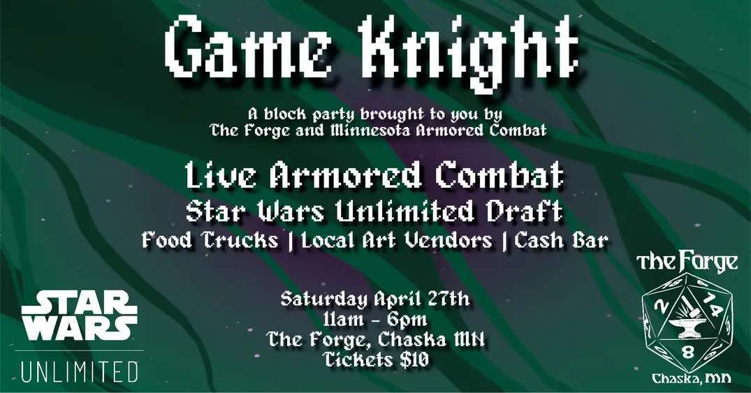 Game Knight @ The Forge April 2024 – Robot Dragon Studios