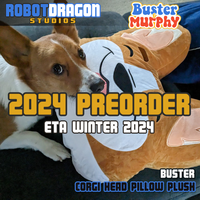 Buster & Murphy: Buster Corgi Head Pillow Plush