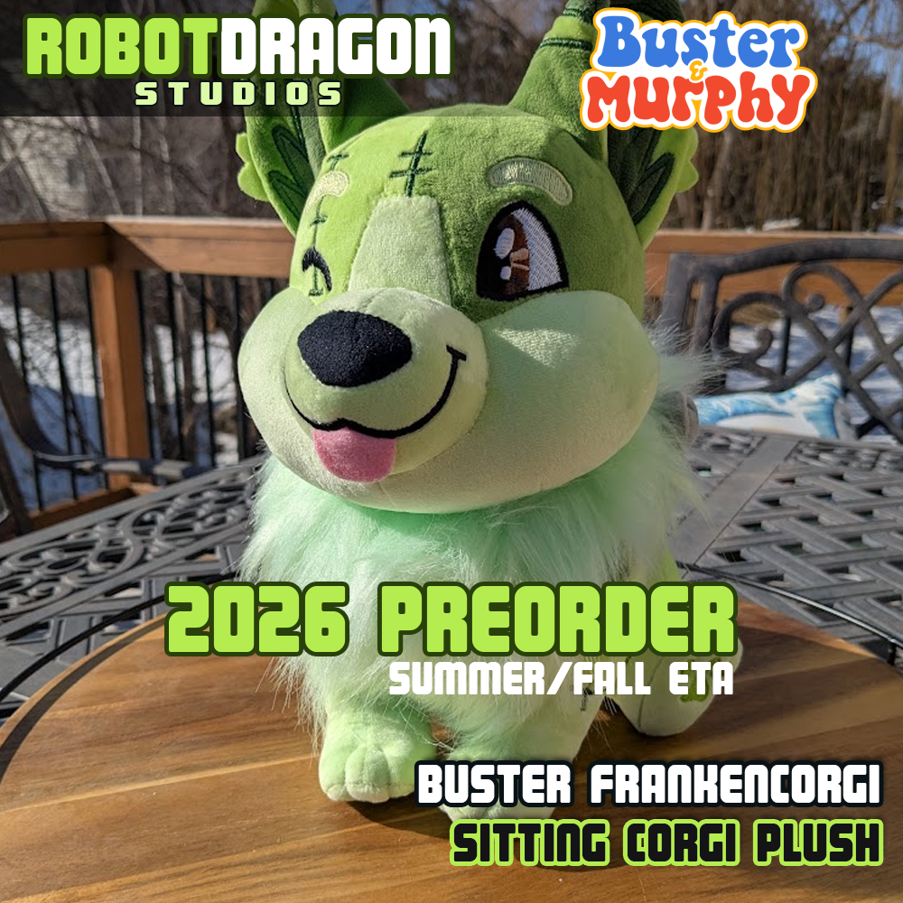 Buster & Murphy: Buster Frankencorgi Sitting Plush