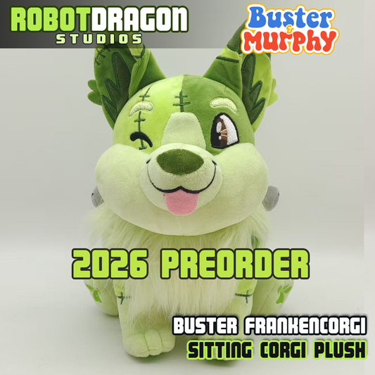Buster & Murphy: Buster Frankencorgi Sitting Plush