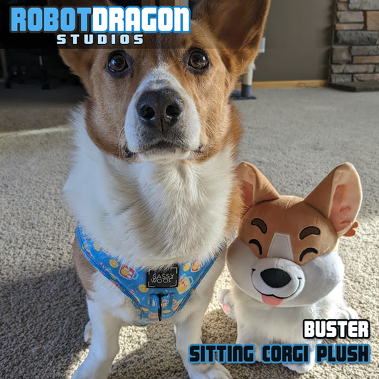 Buster & Murphy: Buster Sitting Corgi Plush