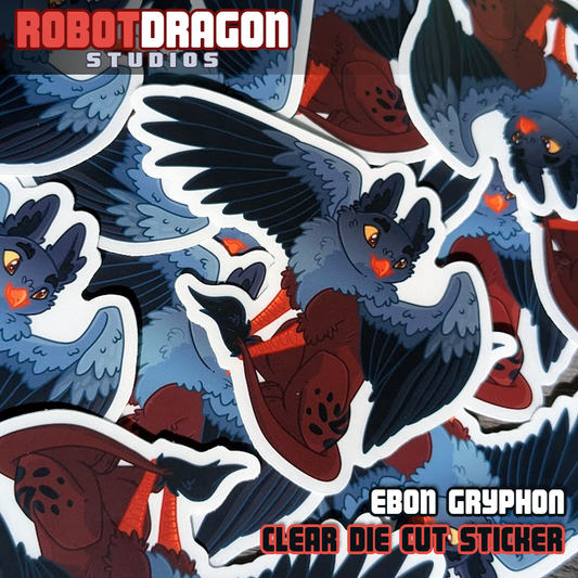 Ebon Gryphon Sticker