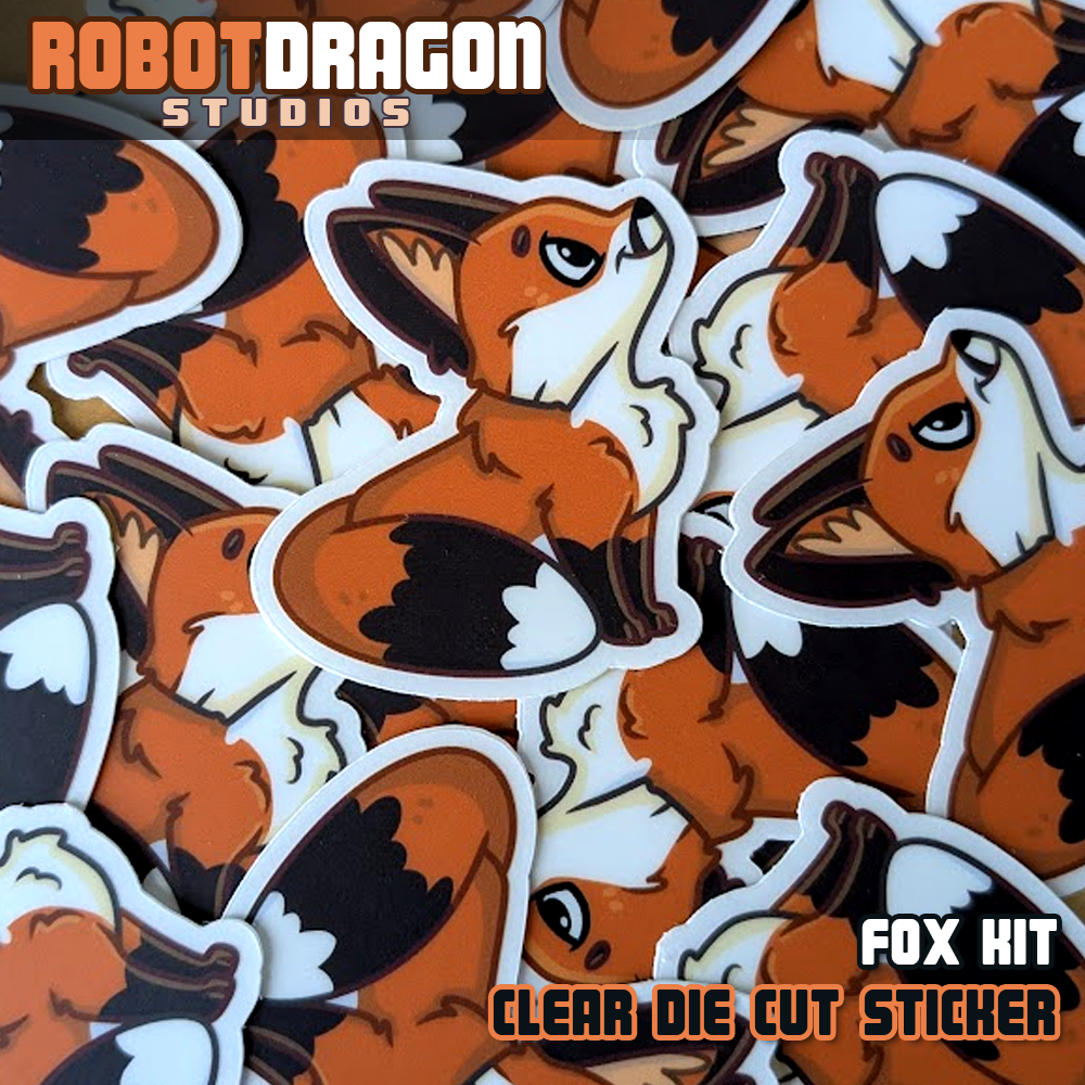 Fox Kit Sticker
