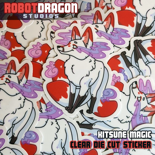 Kitsune Magic Sticker