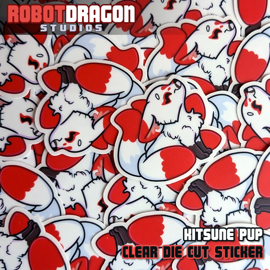 Kitsune Pup Sticker