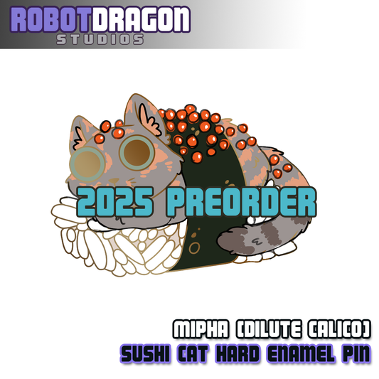 Mipha Sushi Cat Enamel Pin