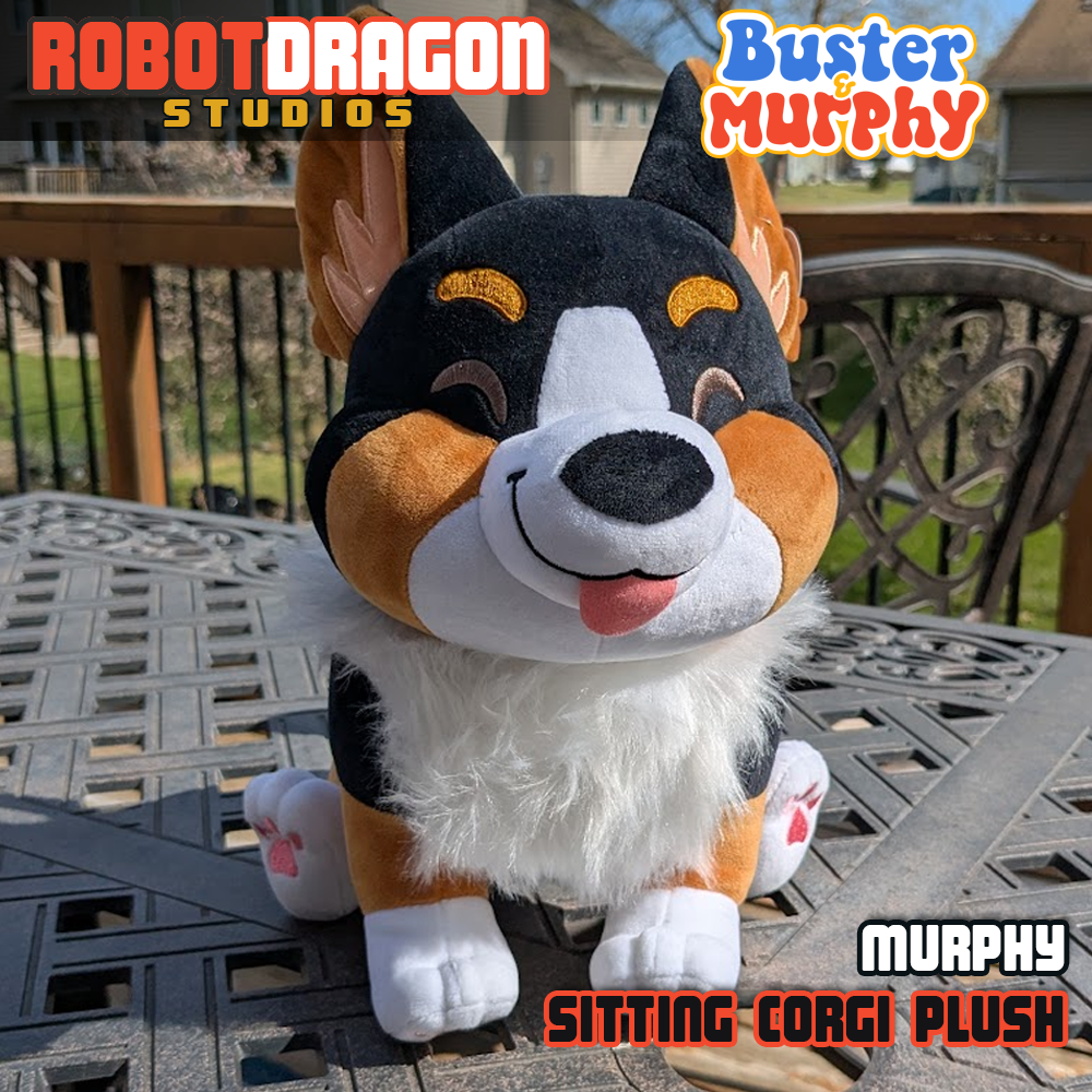 Buster & Murphy: Murphy Sitting Corgi Plush