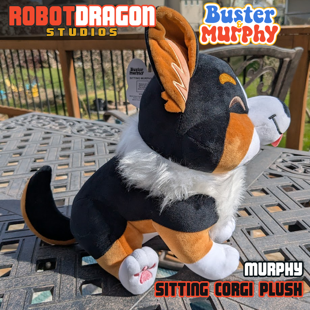 Buster & Murphy: Murphy Sitting Corgi Plush