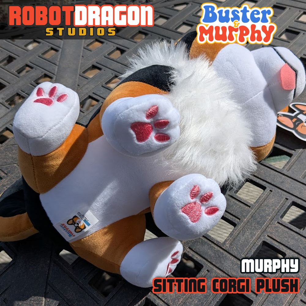 Buster & Murphy: Murphy Sitting Corgi Plush