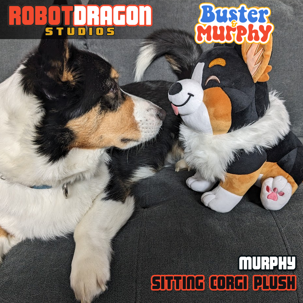 Buster & Murphy: Murphy Sitting Corgi Plush