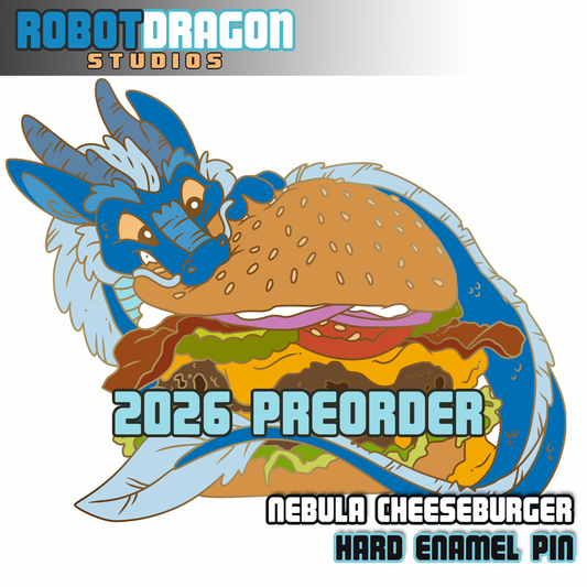 Nebula Cheeseburger Enamel Pin
