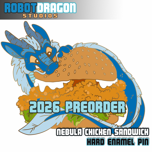 Nebula Chicken Sandwich Enamel Pin