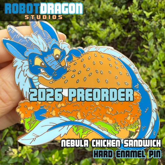 Nebula Chicken Sandwich Enamel Pin