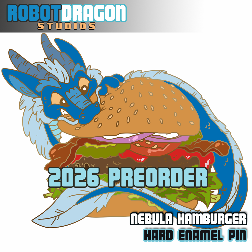 Nebula Hamburger Enamel Pin