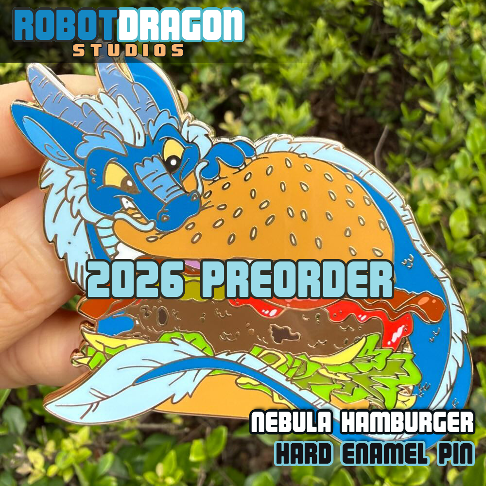 Nebula Hamburger Enamel Pin