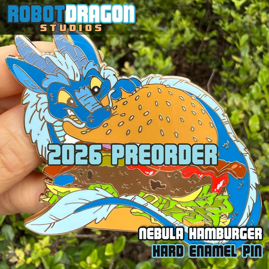 Nebula Hamburger Enamel Pin