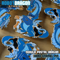 Nebula Postal Dragon Enamel Pin