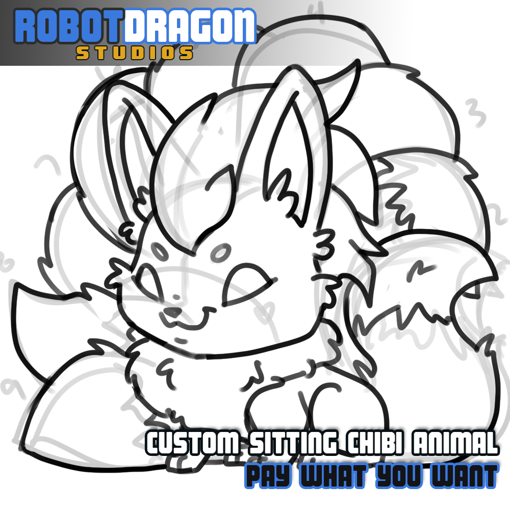 Pay What You Want: Sitting Chibi Animal