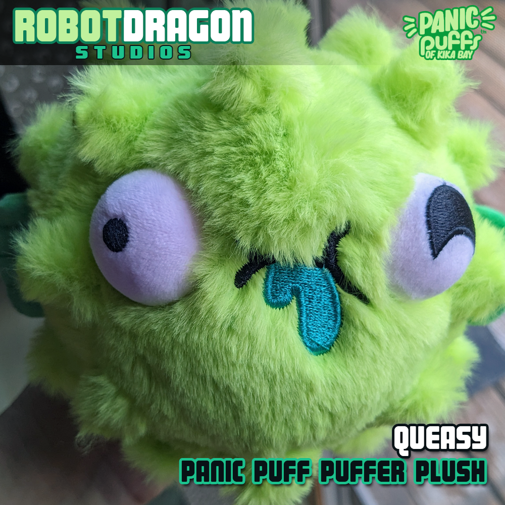 Panic Puffs of Kika Bay: Queasy Puffer Plush