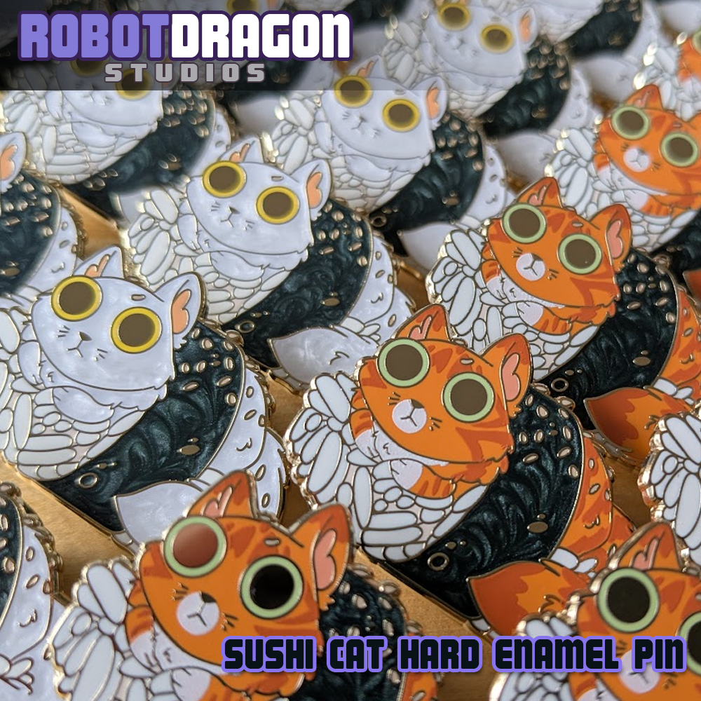 Sushi Cat Enamel Pin
