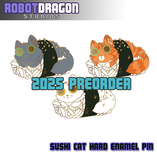 Sushi Cat Enamel Pin