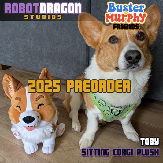 Buster & Murphy Friends: Toby Sitting Corgi Plush