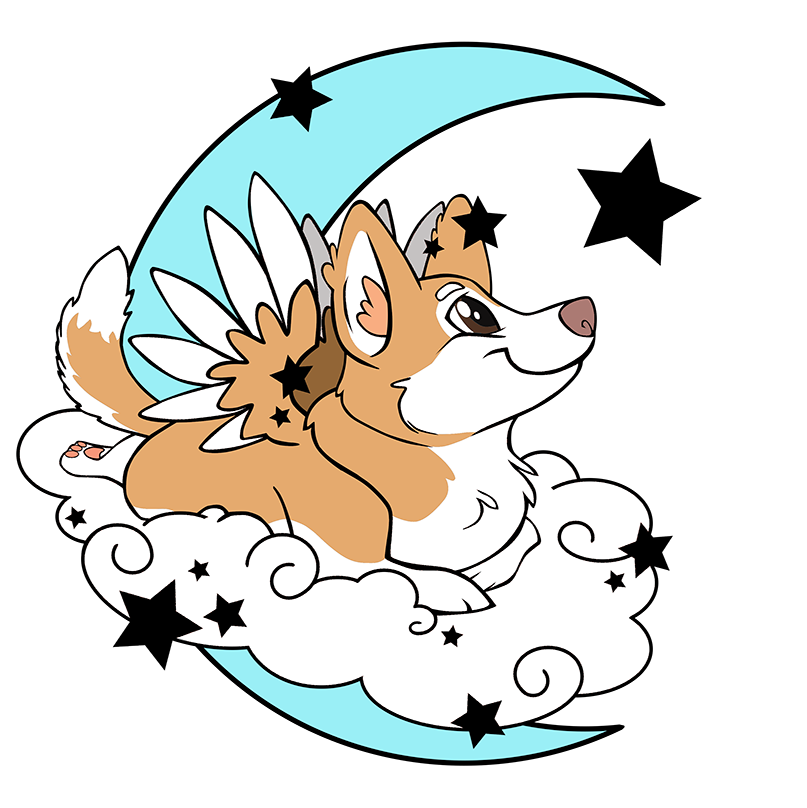 Siberian Husky/Corgski Ornaments