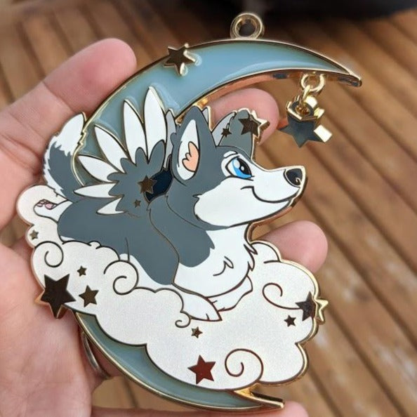 Siberian Husky/Corgski Ornaments